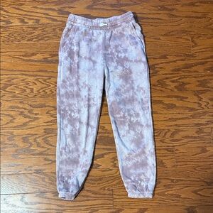 Old Navy Kids Tie-Dye Joggers in Purple and Brown
